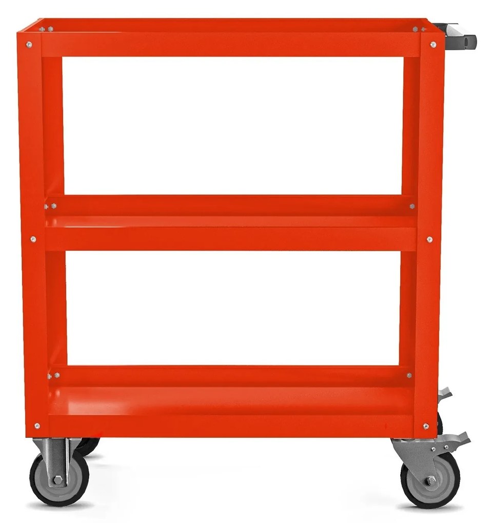 Szerszámtartó műhelykocsi HUGO, 700 x 816 x 400 mm, piros