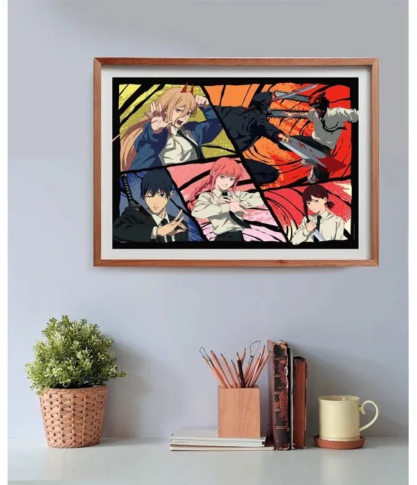 Chainsaw Man Devil Hunter 500 db-os Cube puzzle Clementoni