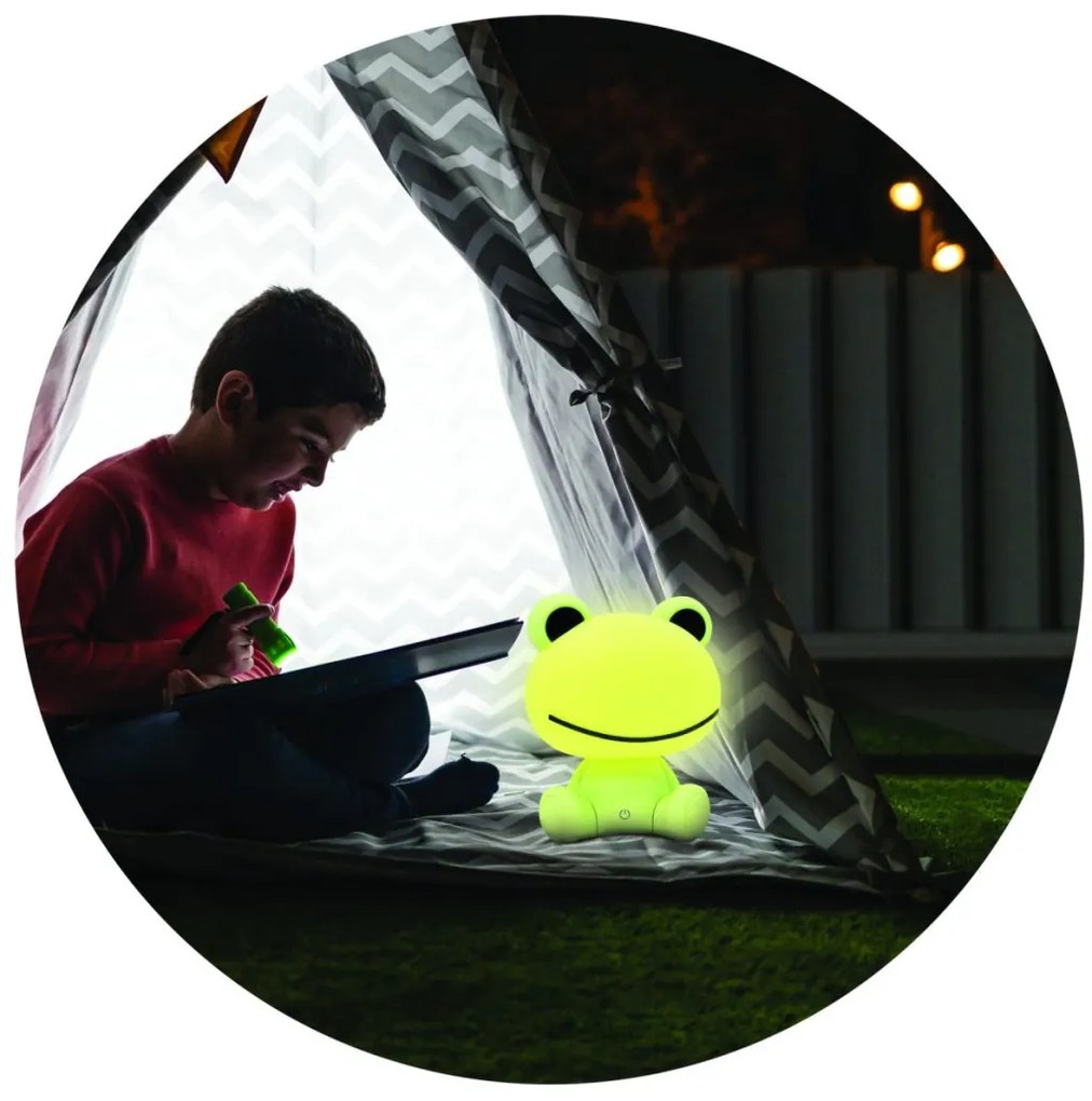 Polux ŻABKA 327222 Asztali lámpa 1x2,5W/LED 3000K 59lm IP20