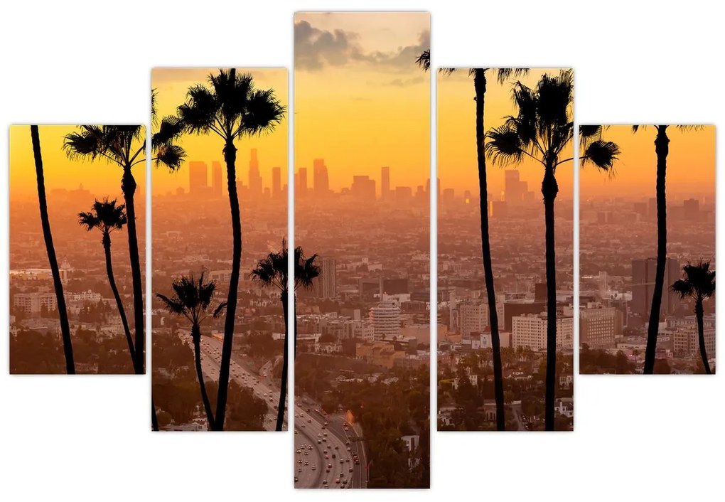 Kép - Los Angeles panorámája (150x105 cm)