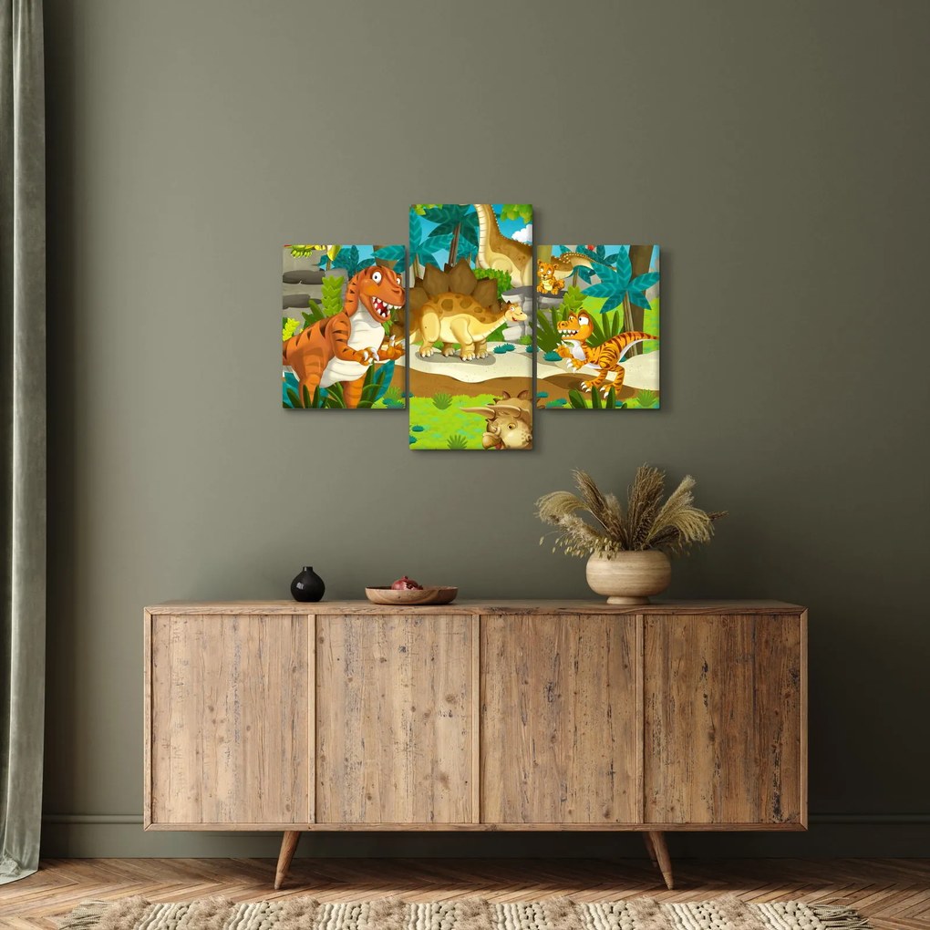 Kép - dinoszaurusz (90x60 cm)