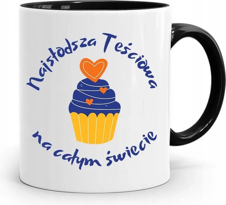 Fekete Bögre Anyósnak Legédesebb Anyósnak fényképes nyomattal