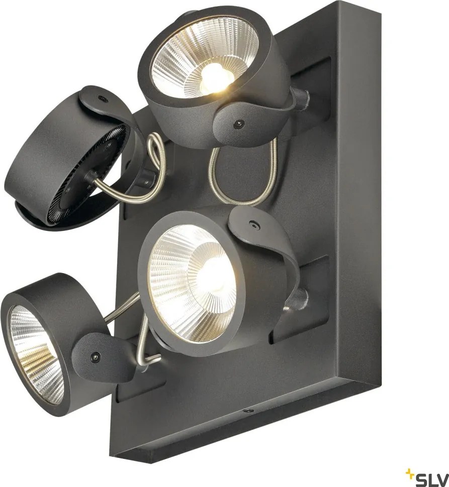 SLV KALU 1000135 Spotlámpa 4x60W/LED 3000K 4000LM IP20