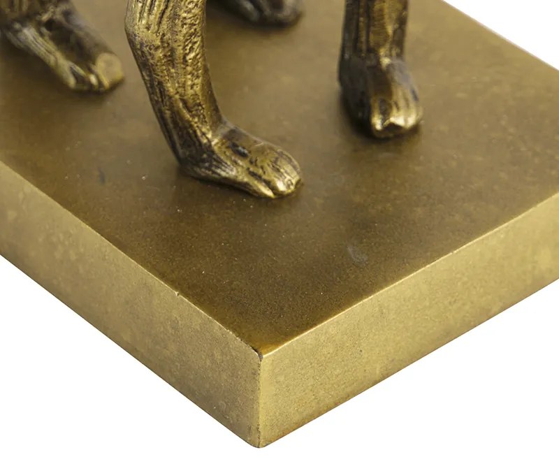 Vintage asztali lámpa sárgaréz - Animal Monkey Hale