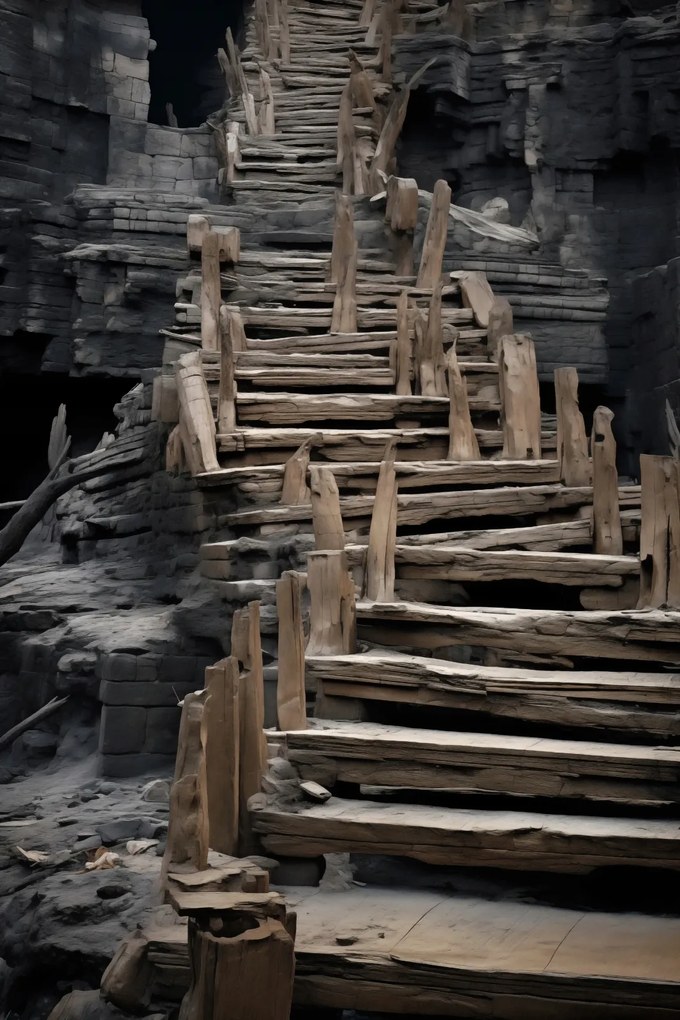 Poszter 30x45cm Lépcsők az ismeretlenhez