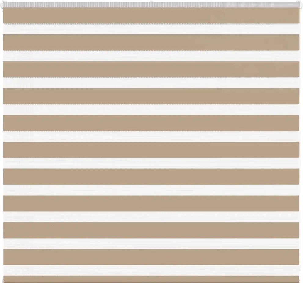 vidaXL zebrafüggönnyel homokbarna szövetszélesség 150,9 cm poliészter