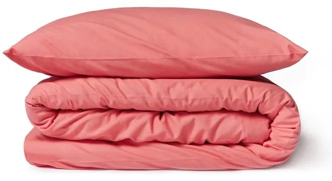 Korall rózsaszín kétszemélyes pamut ágynemű, 200 x 220 cm - Bonami Selection