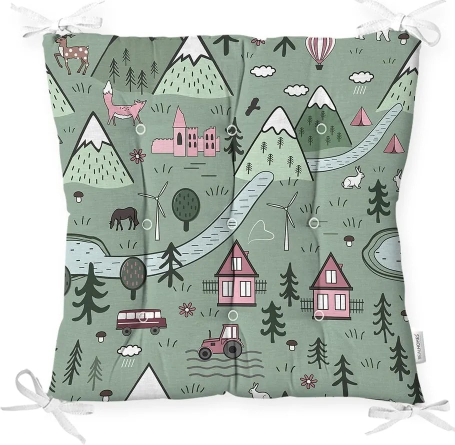 Village pamut keverék székpárna, 40 x 40 cm - Minimalist Cushion Covers