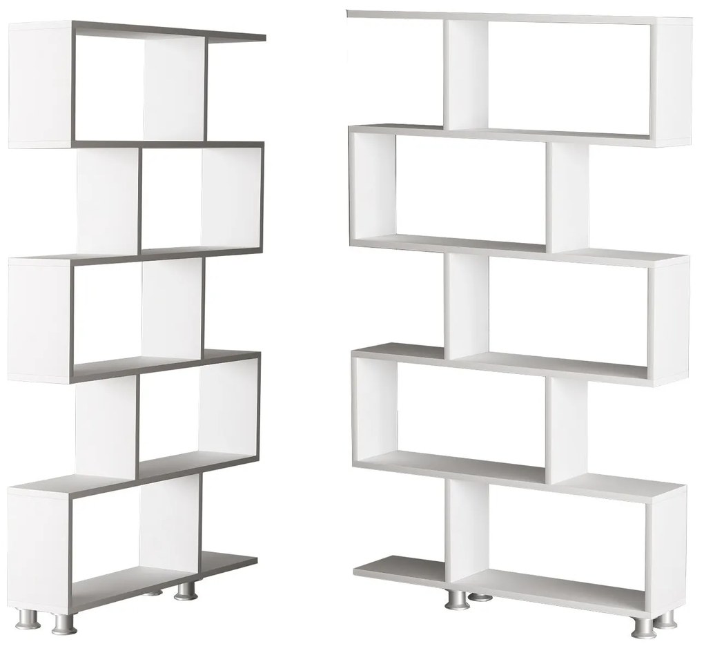 könyvespolc Nilüfer - White