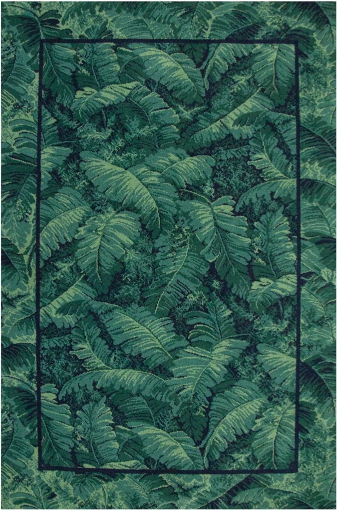 Gyapjú Szőnyeg Agnella Tion Teal Tempo Palackos Pálmazöld 133x190 cm