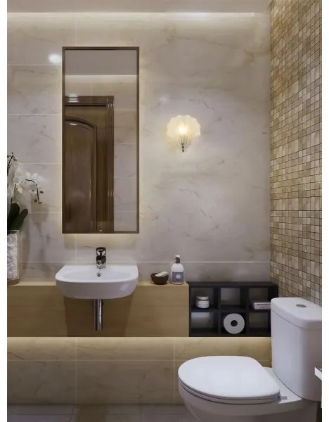 Searchlight 28980SS - SHELL fali lámpatest 1xG9/7W/230V fehér