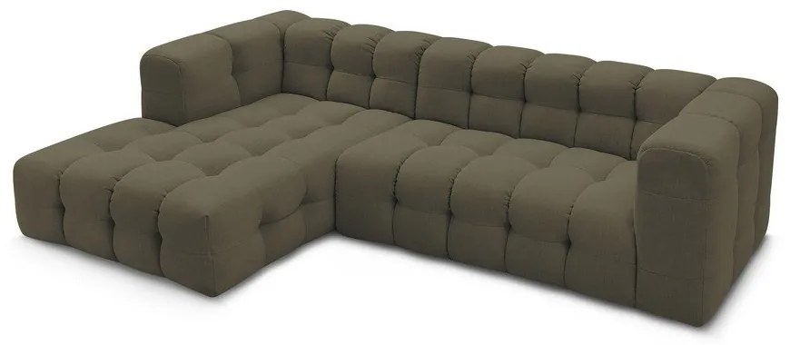 Zöld sarokkanapé Cloud – Bobochic Paris