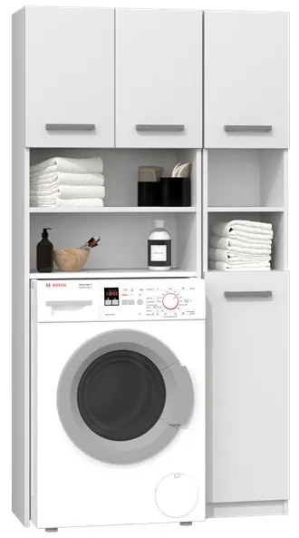 Marpol nyitott polcos fürdőszobai szett, fehér