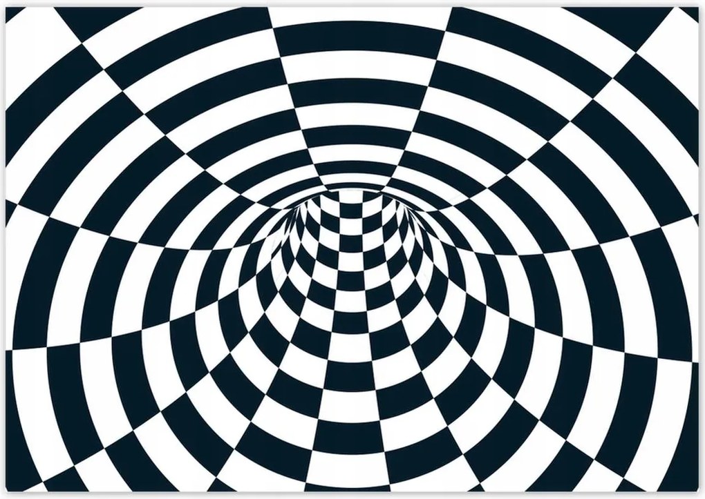 Poszterek 100x70 Absztrakt fekete-fehér