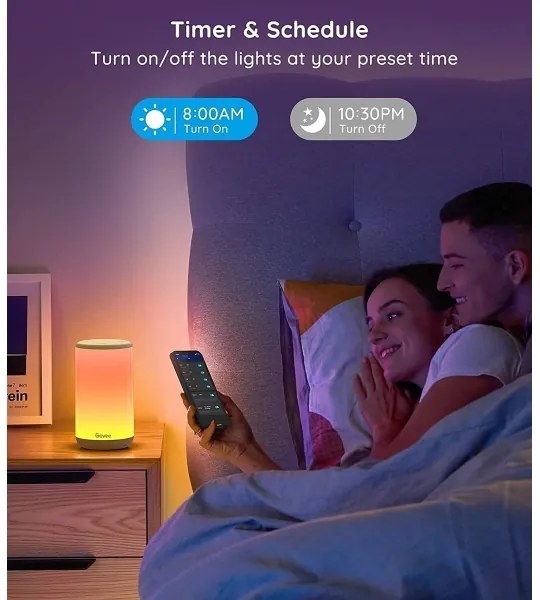 Govee - LED RGBIC Dimmelhető asztali lámpa AURA 2 2200-6500K Wi-Fi Matter