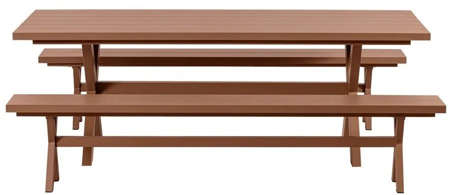 Alumínium kerti étkezőasztal 100x220 cm Delta – Exotan