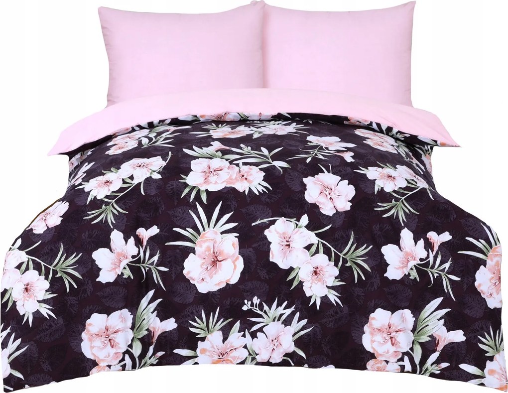 Pamut ágyneműhuzat garnitúra 160x200 cm Virágok