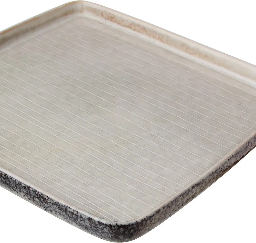 HENLEY szögletes lapos tányér 21 x 19 cm