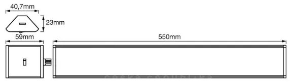 Ledvance - LED Dimmelhető pultvilágítás érzékelővel CORNER LED/8W/230V