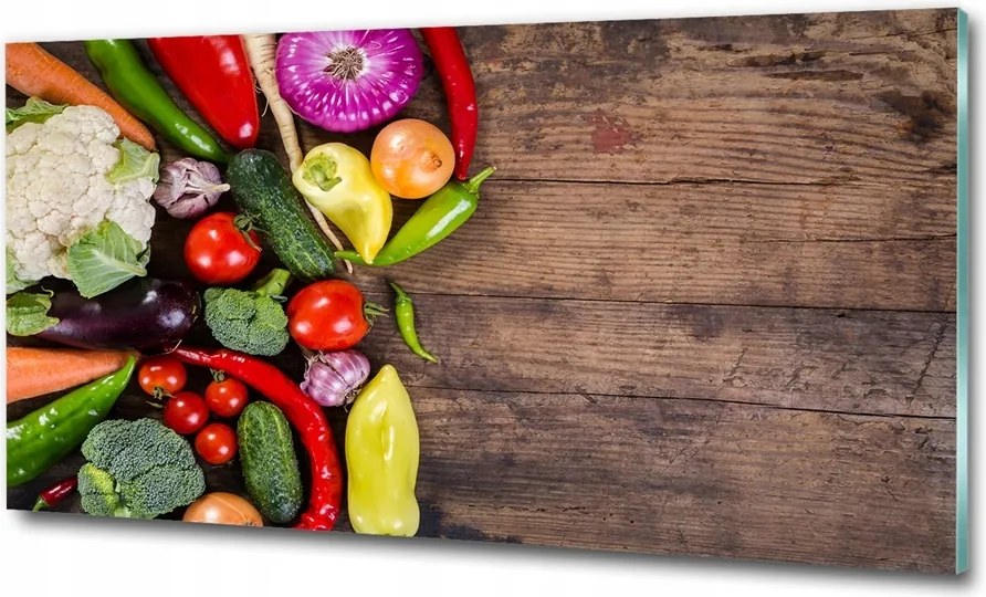 Fotó üvegkép Gyógynövények a zsinóron 125x50