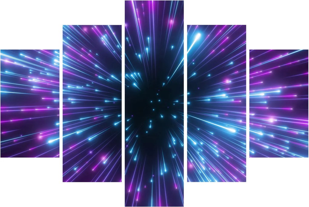 Kép - Neon tér (150x105 cm)