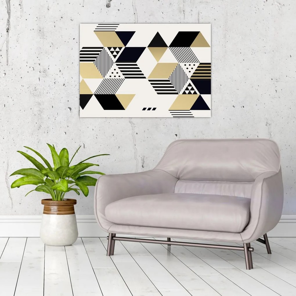 Kép - Geometriai formák N⁰1 (70x50 cm)