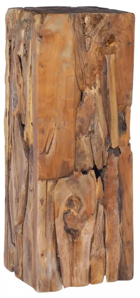 tömör tíkfa kisasztal 30 x 30 x 80 cm