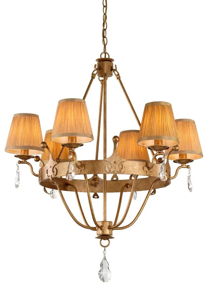 ELSTEAD WINDSOR6-GOLD WINDSOR Klasszikus Csillár Antik Arany E14 IP20