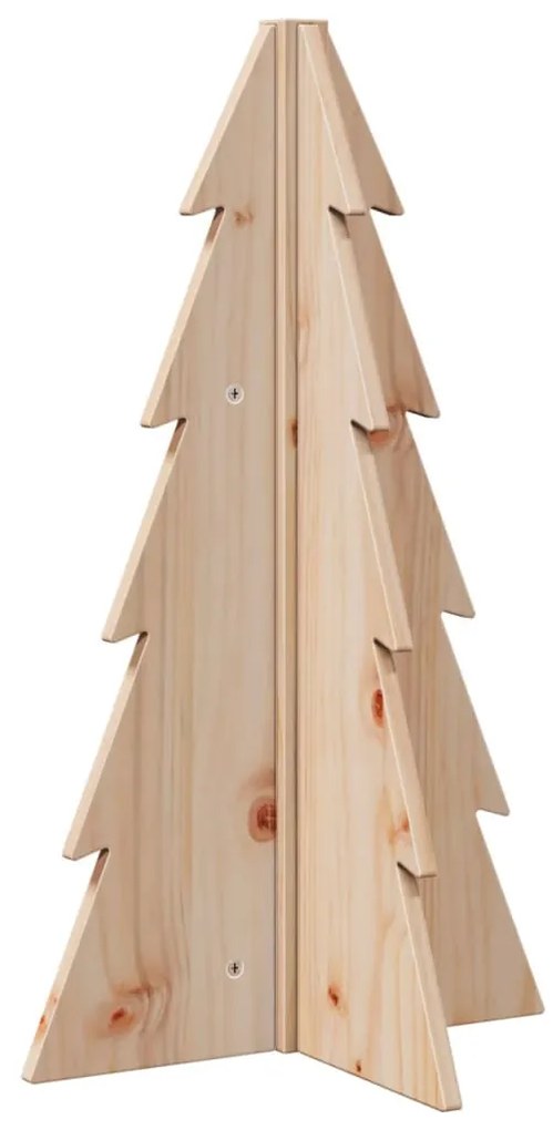 tömör fenyőfa karácsonyfa-dekoráció 69,5 cm