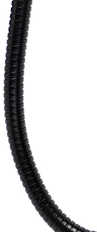 Modern fekete fali lámpa rugalmas karral - Brescia Combi