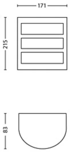 Philips - LED Kültéri fali lámpa PYTHON LED/3,8W/230V IP44