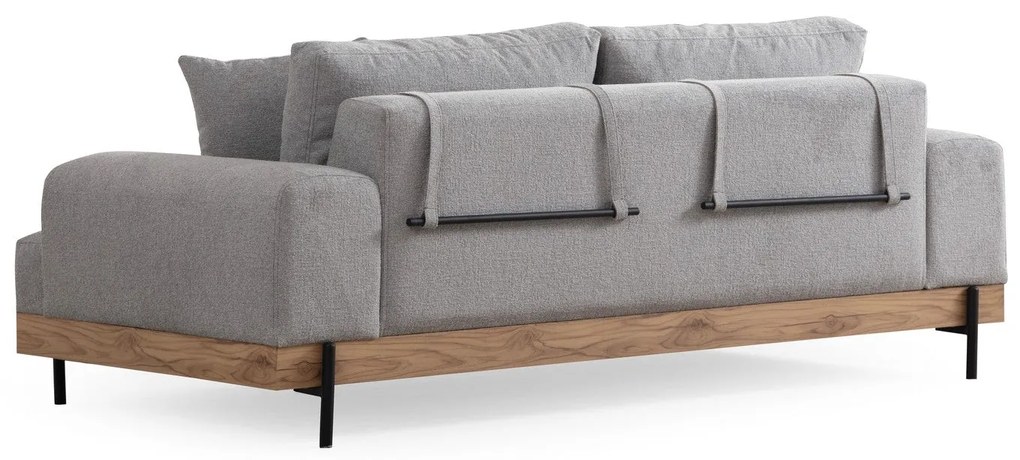 3 személyes kanapé Eti Oak -Szürke