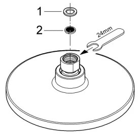 GROHE 27492000 - Zuhanyfej EUPHORIA COSMOPOLITAN O 180 mm fényes króm