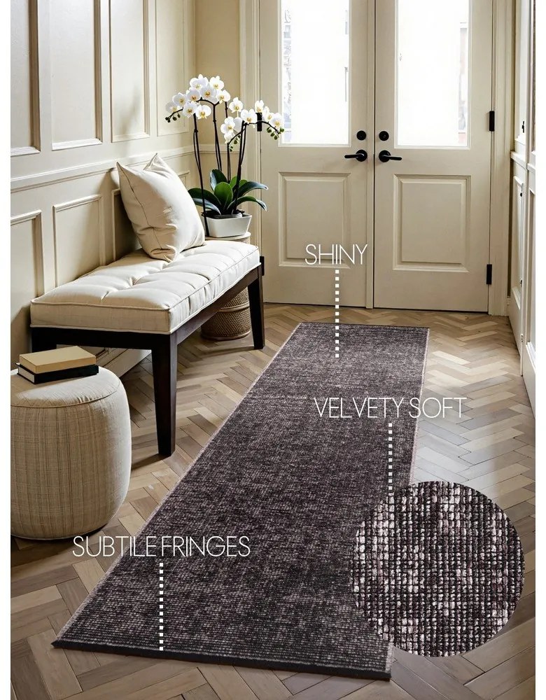 Barna futószőnyeg 80x250 cm Prisma – Elle Decoration