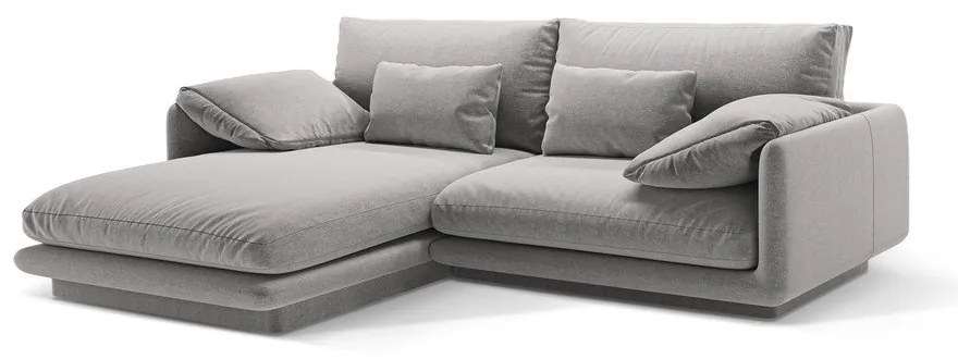 Világosszürke sarokkanapé (bal oldali) Torino – Micadoni Home