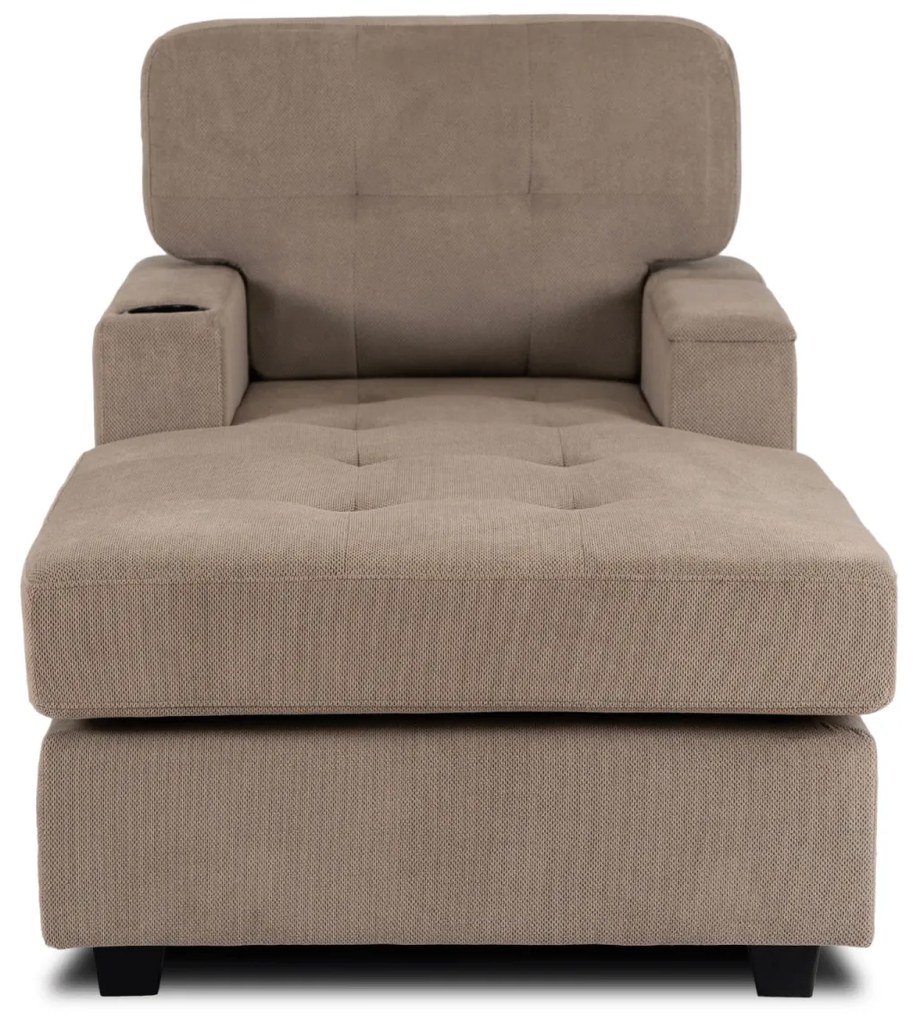 Modern Fotel Barnás-Bézs Színben. NEO