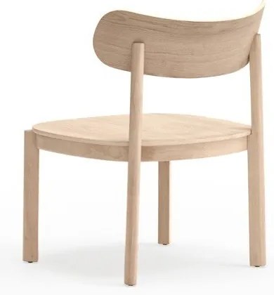 Fotel kőrisfa dekorral Nara - Teulat