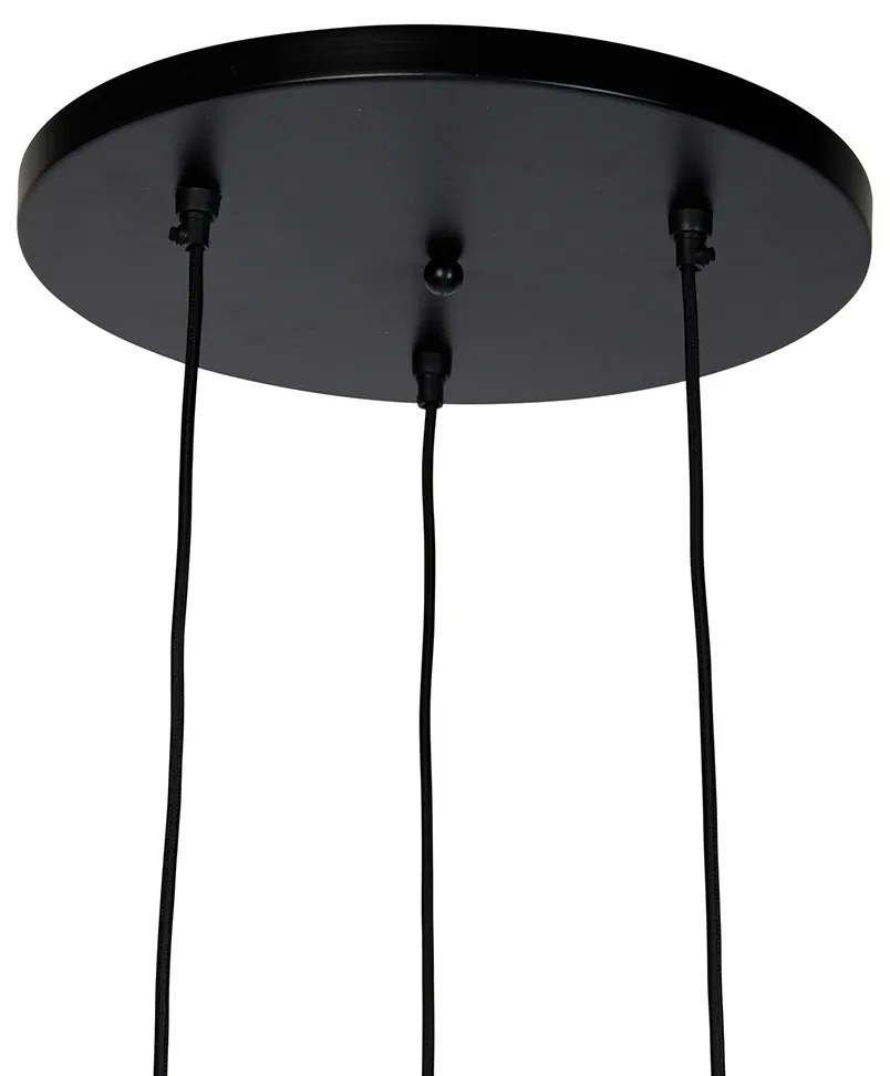 Art Deco lógólámpa arany 3-lámpás - Wesley