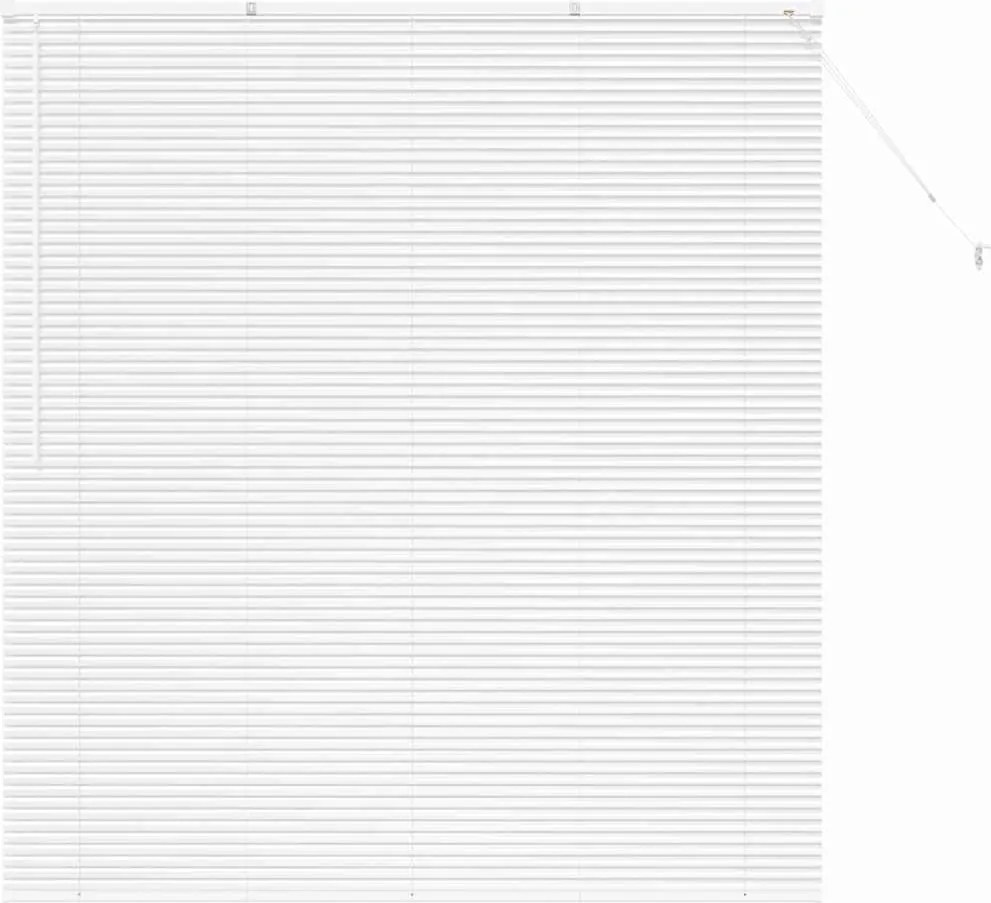 vidaXL Zsalugáter Redőnyök Fehér 175 x 160 cm Alumínium