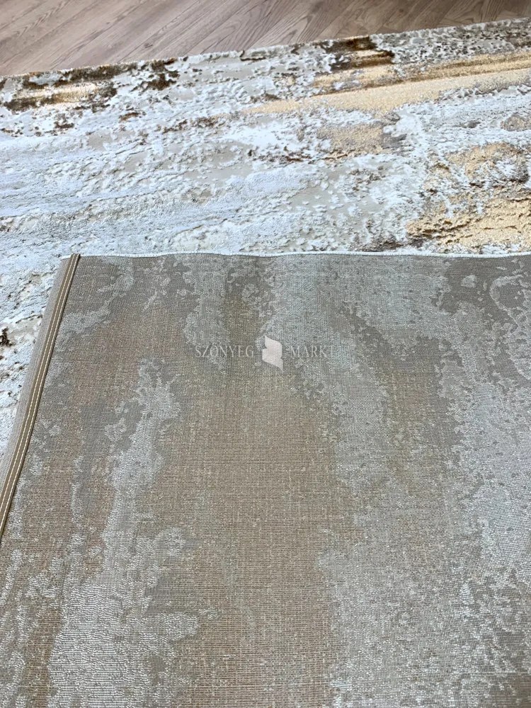 Sunset márvány mintás szőnyeg 8385 (Gold) 60x220