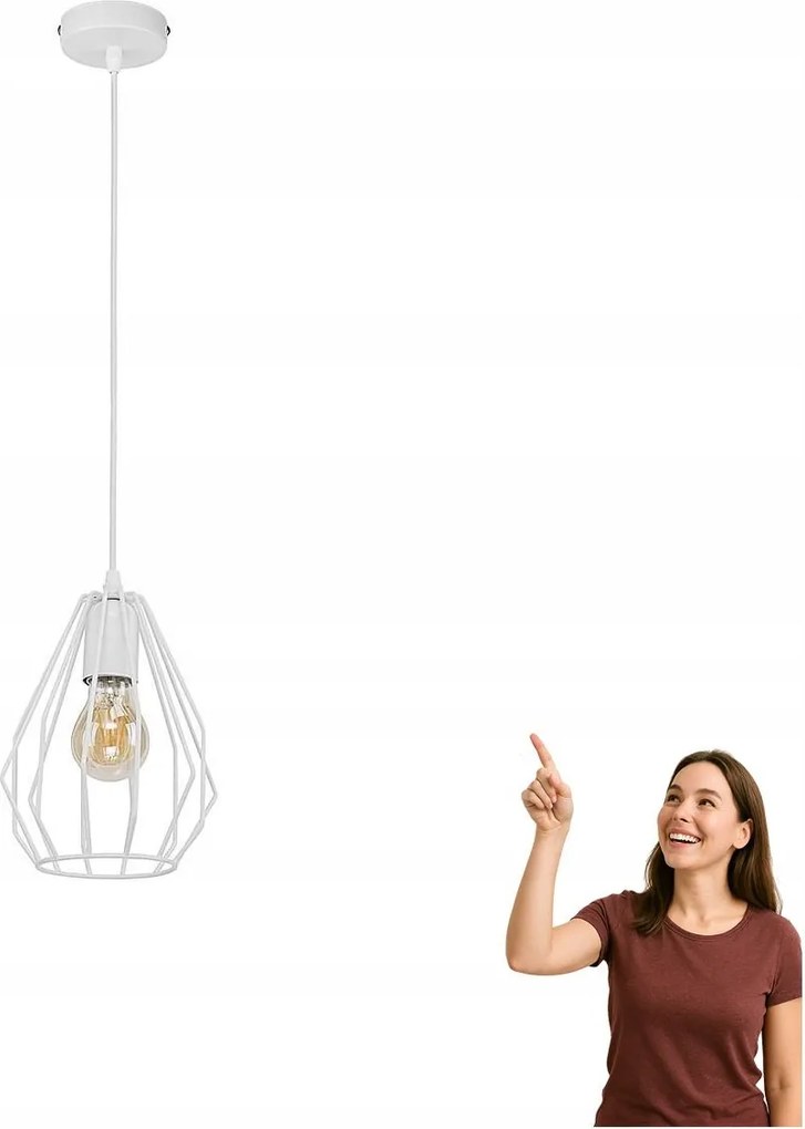 Függőlámpa Gyémánt fehér 2222 Tk Lighting