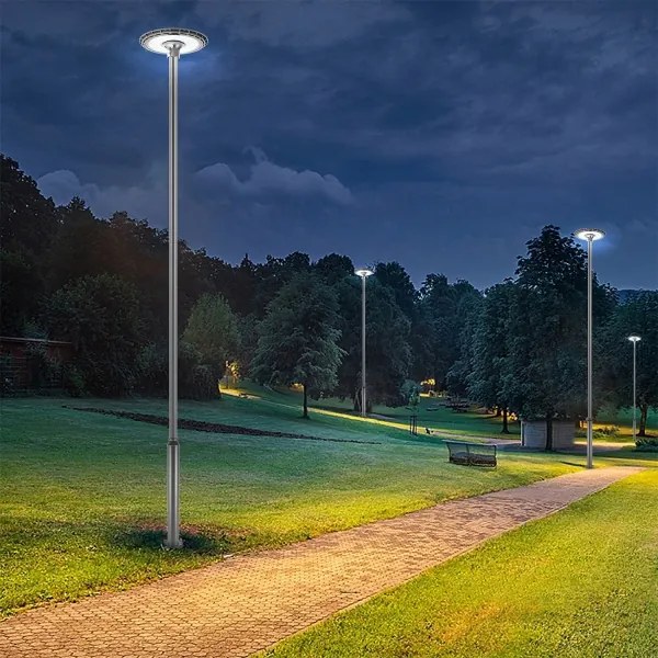 Brilagi-LED Kültéri utcai lámpa 5 m-es oszloppal URBANSPARK LED/120W/230V antracit IP65