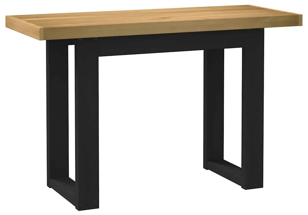íróasztal NOAIN U alakú lábak 120x50x75 cm tömör fa fenyőfa