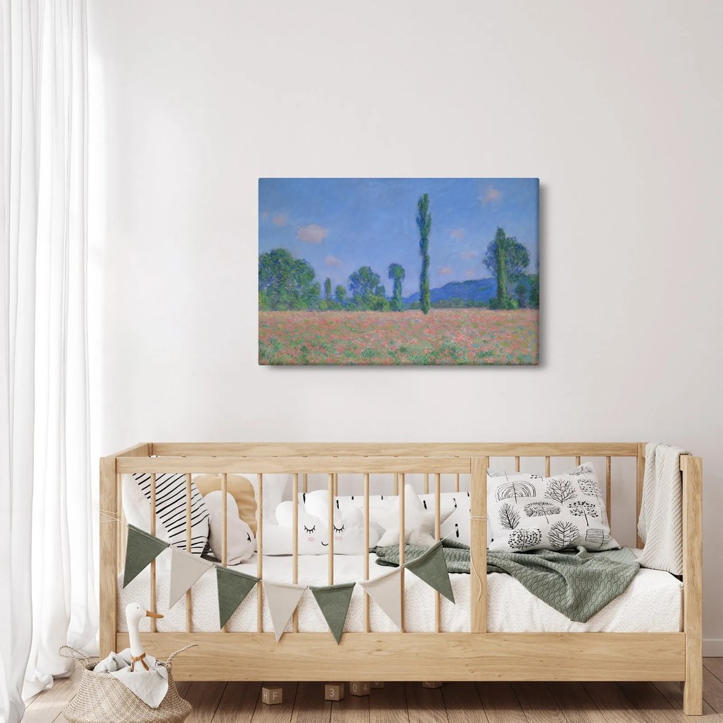 Kép - Claude Monet, Poppy Field (Giverny), reprodukciók (90x60 cm)