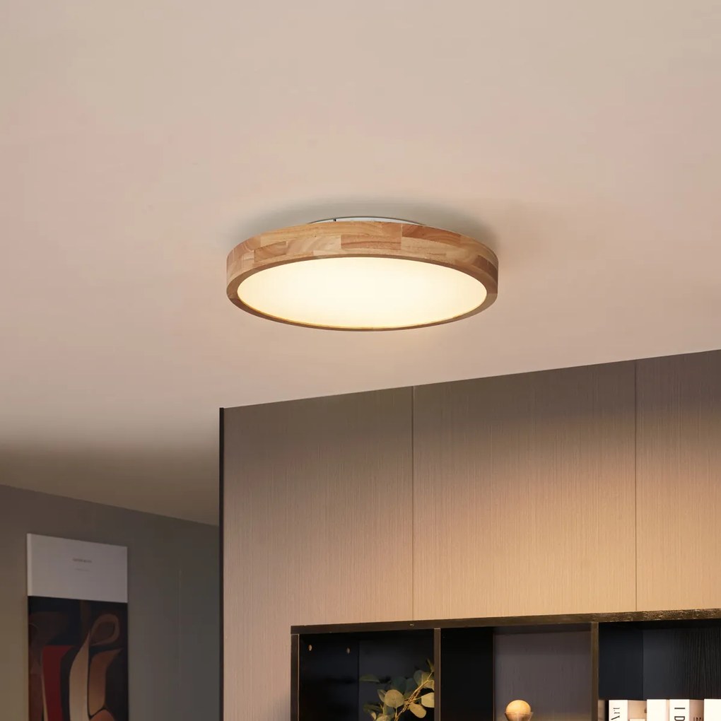 Skandináv mennyezeti lámpa fa 50cm LED-del, dimmelhető - Pecker