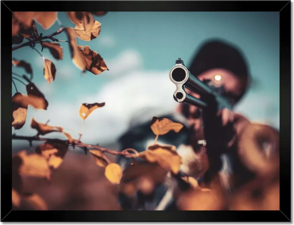 Poszterek keretben 40x30 Vadász puskával töltények