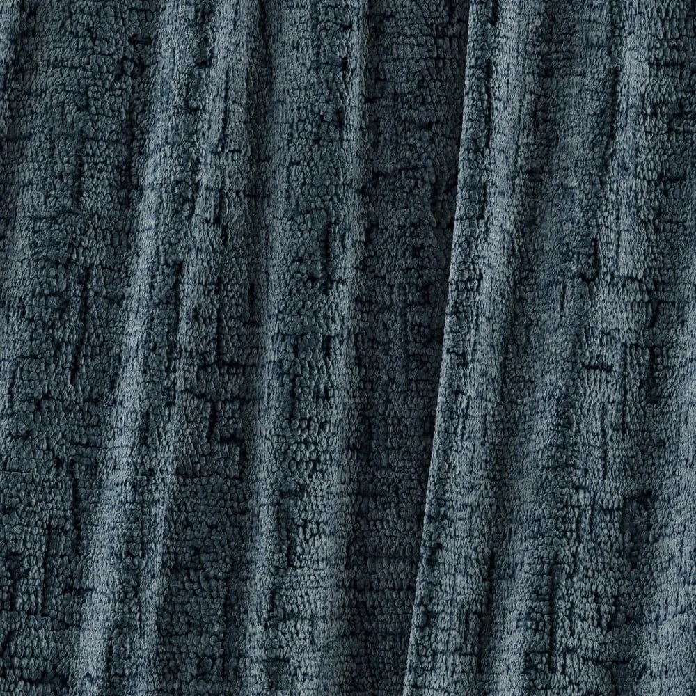 Szürkéskék kárpitozott ágyneműtartós franciaágy ágyráccsal 160x200 cm Voliera – Maison de Rêve