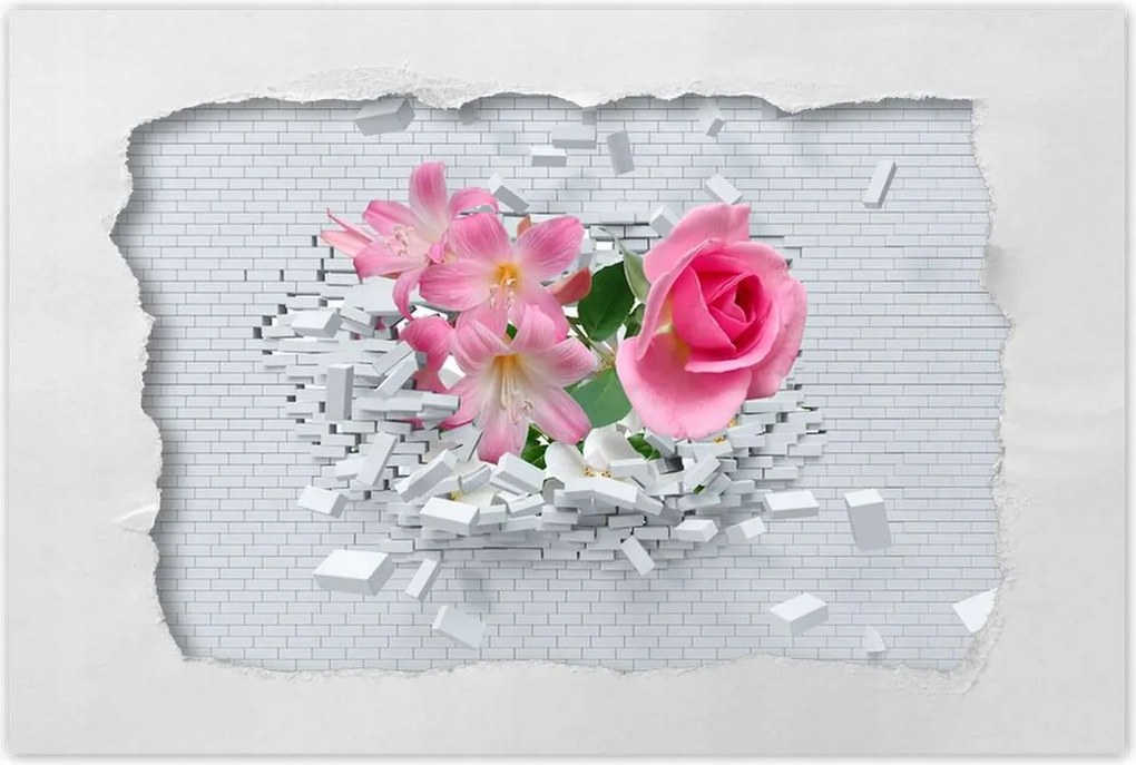 Poszterek 60x40 Virágos expanzió Fal