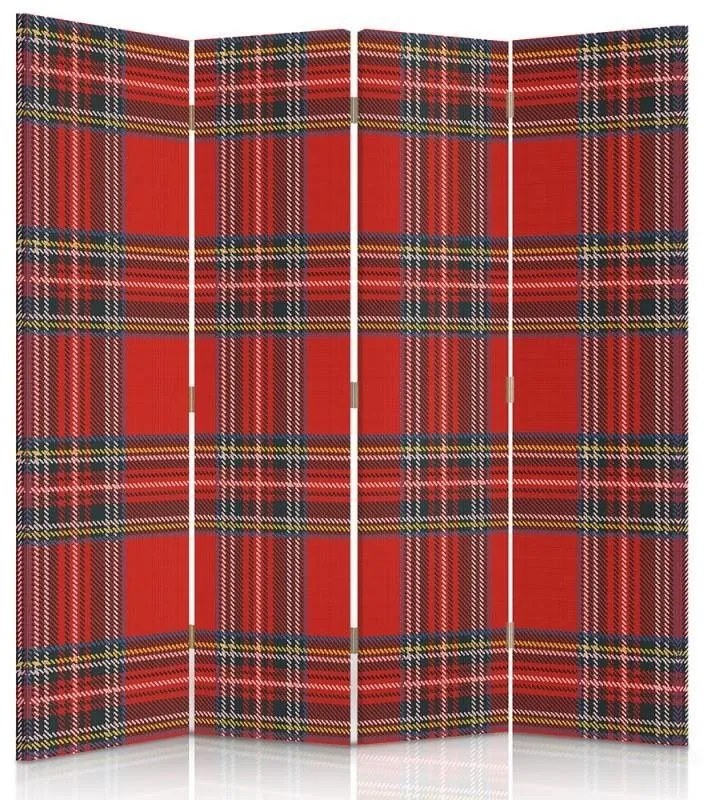 Gario Paraván Kockás Méret: 145 x 170 cm, Kivitelezés: Klasszikus paraván