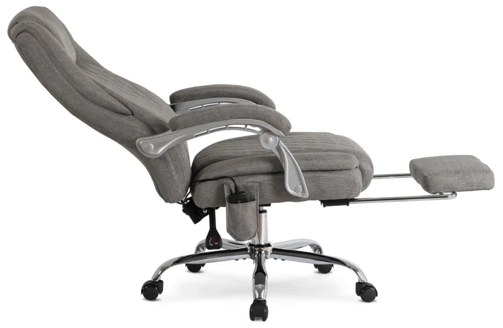 GIORGIO forgó masszázsfotel, szürke